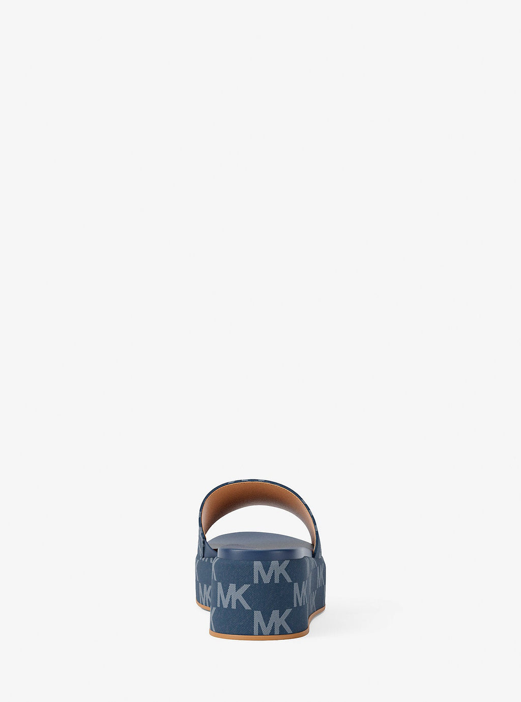 Sadler Logo Jacquard Platform Slide Sandal
