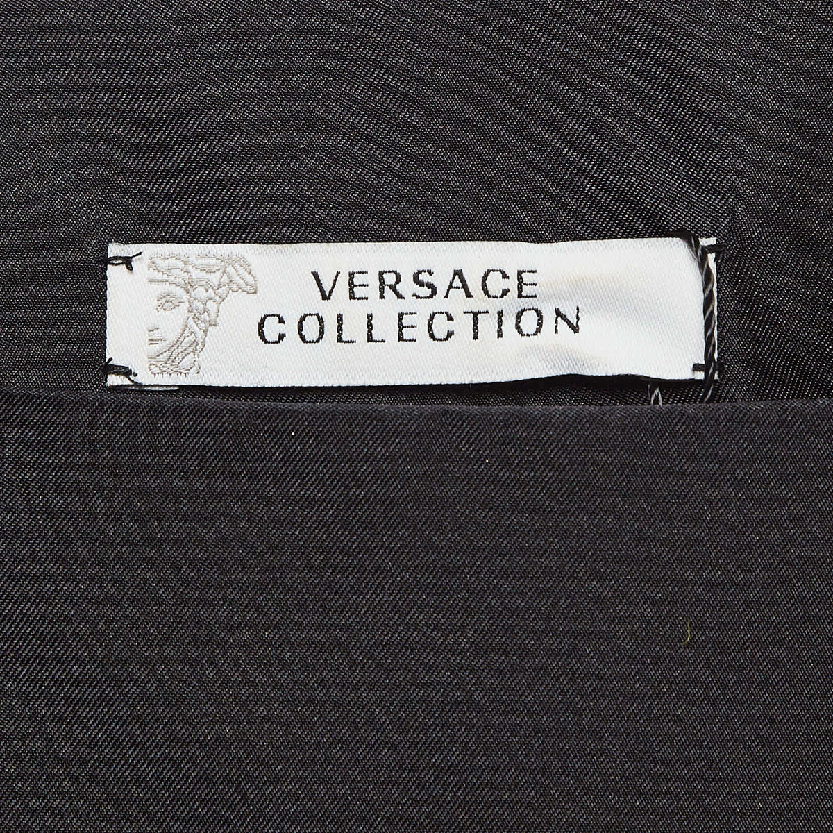 Versace Collection Multicolor Printed Silk Mini Dress
