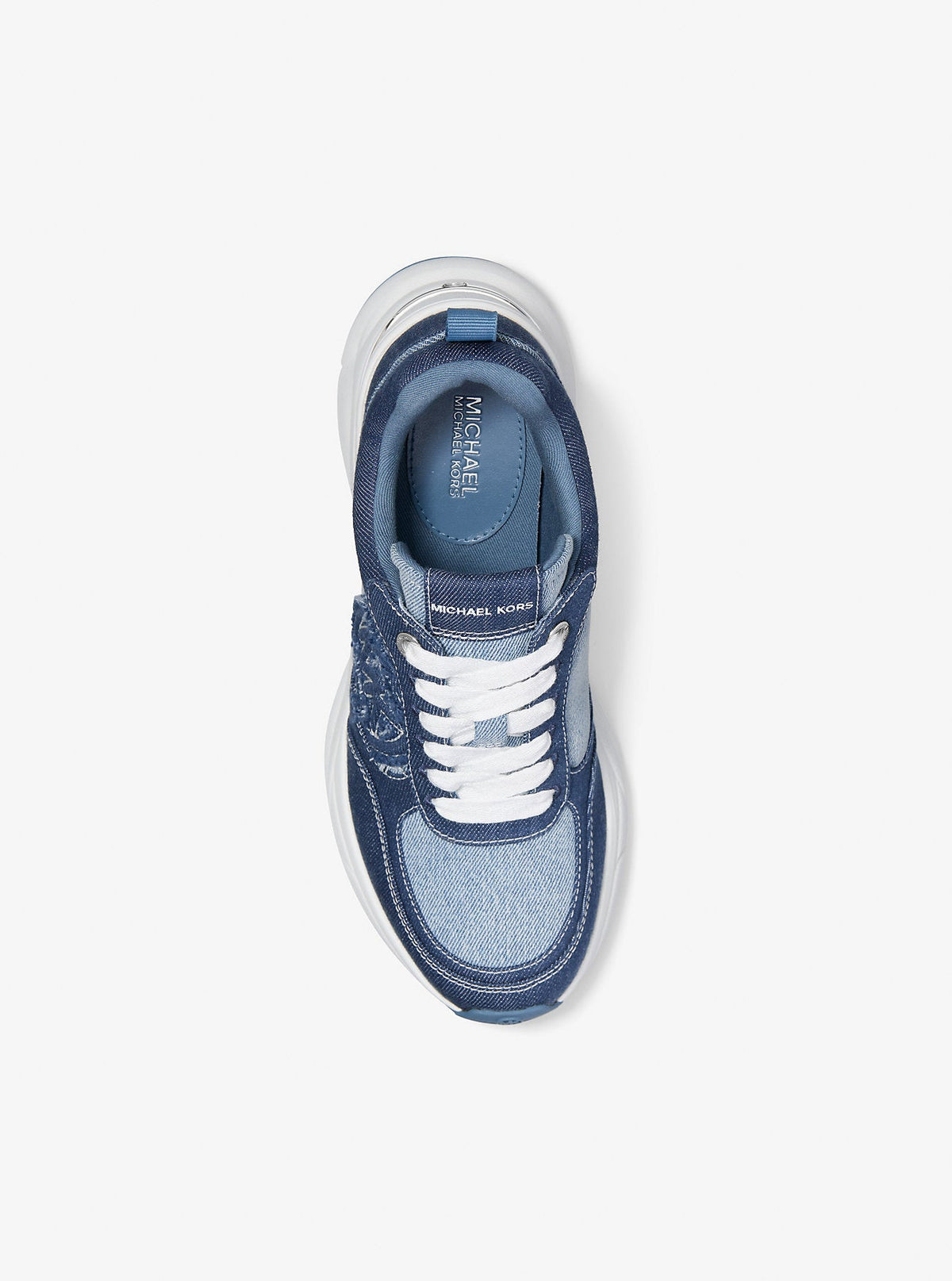 Katrina Frayed Denim Trainer