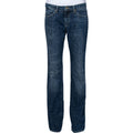 Versace Vjc Navy Blue Denim Washed Jeans