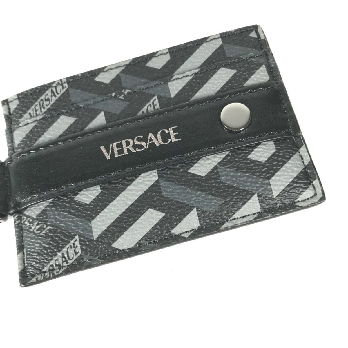 Versace  Leather Card Case (Pre-Owned)