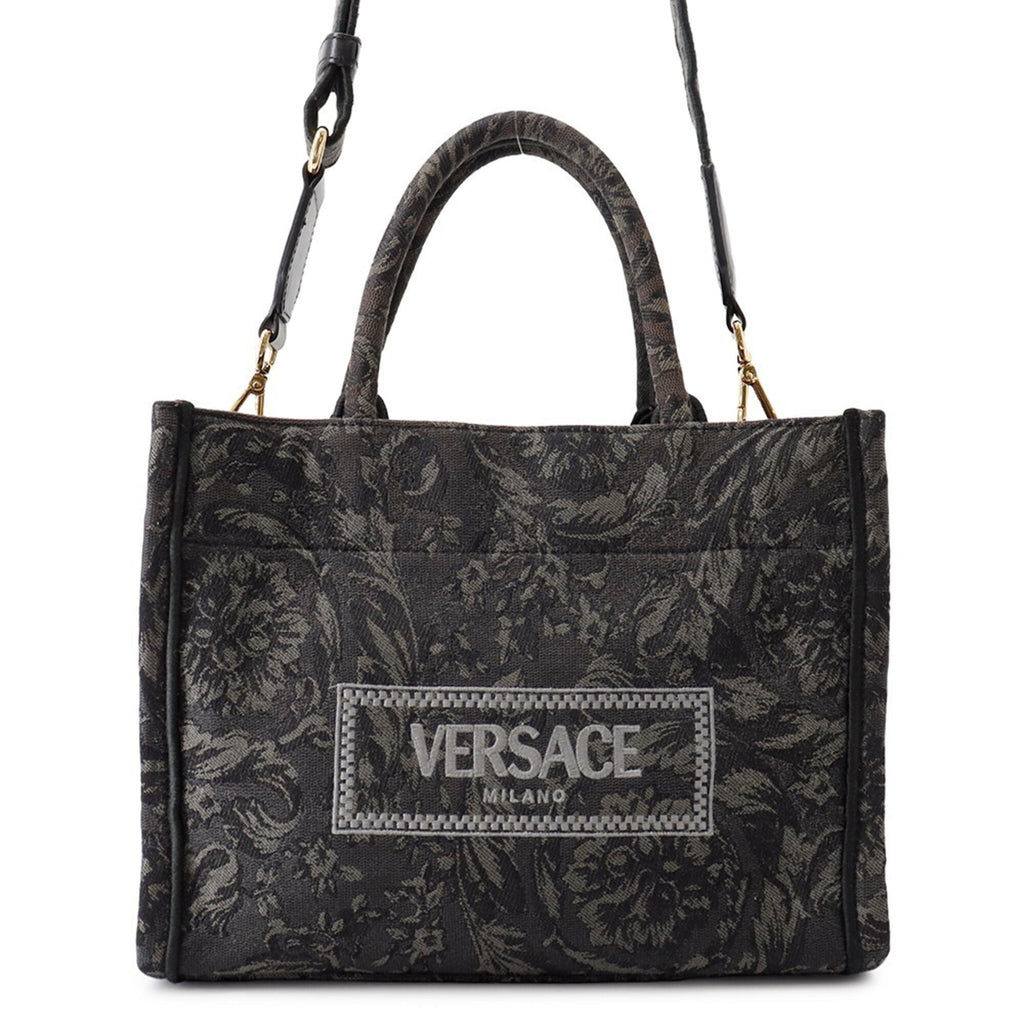 Versace  Canvas Handbag Shoulder Bag (Pre-Owned)