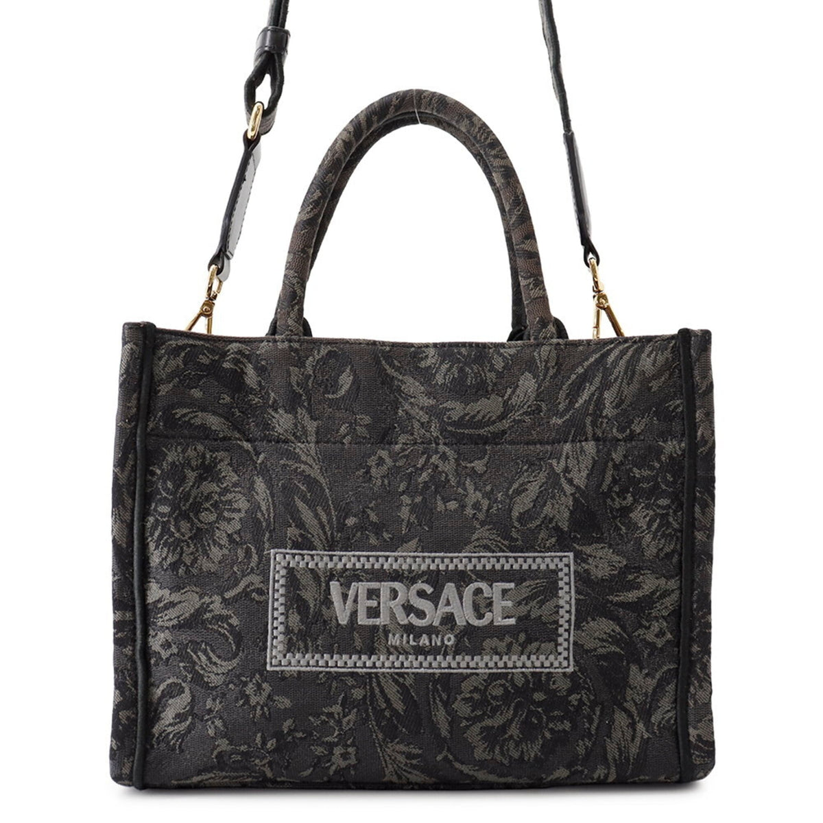 Versace  Canvas Handbag Shoulder Bag (Pre-Owned)