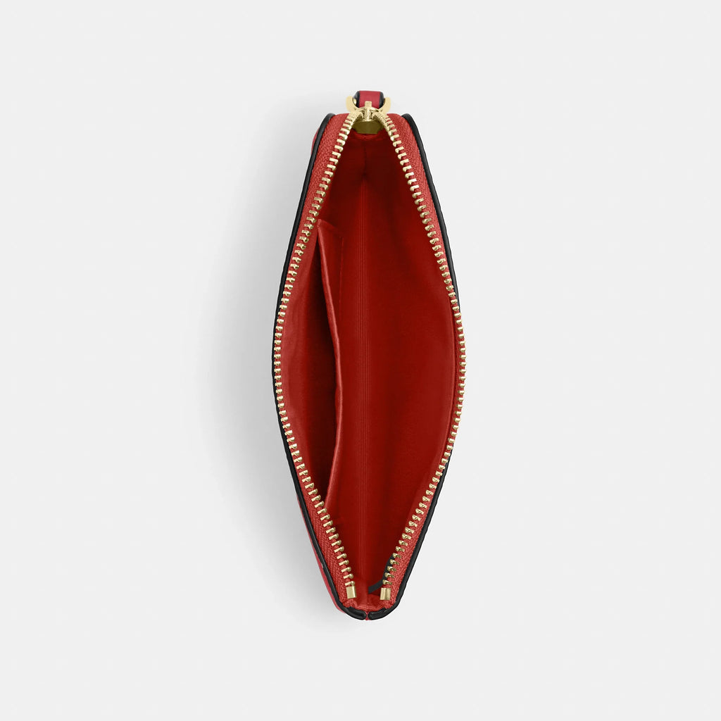 Coach Outlet Corner Zip Wristlet In Signature Canvas