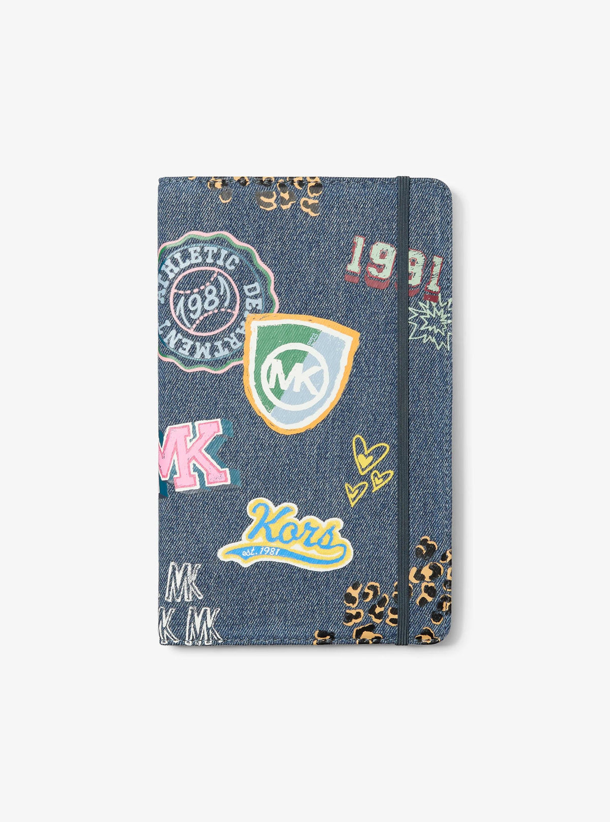 Medium Embellished Denim Notebook