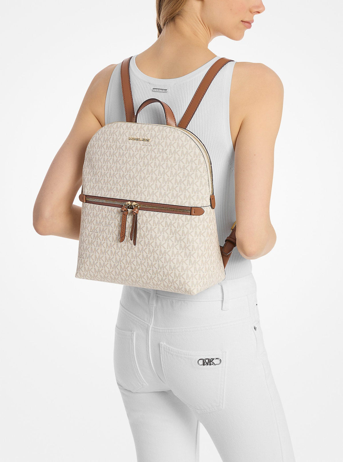 Dallas Medium Signature Logo Backpack