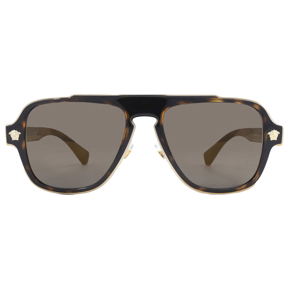 Versace Grey Navigator Men's Sunglasses VE2199 12524T 56