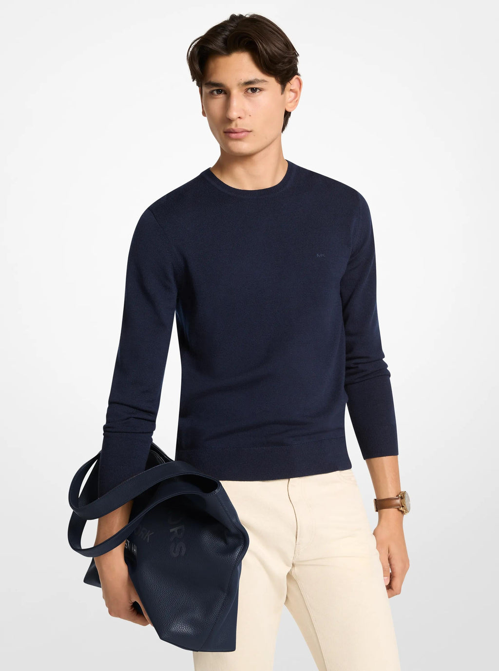 Cooper Small Logo Embossed Tote Bag