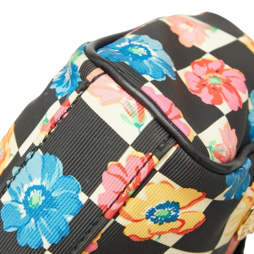 Versace  Nylon Leather Shoulder Bag (Pre-Owned)