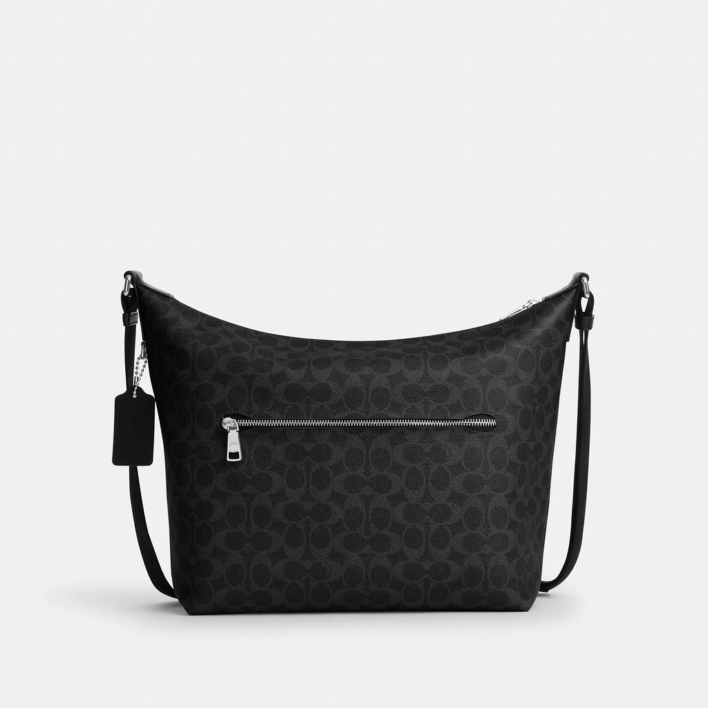 Coach Outlet Finn Hobo Bag 32 In Signature Canvas