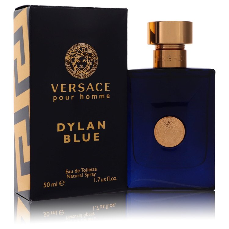 2pcs Combo Versace Pour Homme Dylan Blue by Versace Eau De Toilette Spray 1.7 oz Men