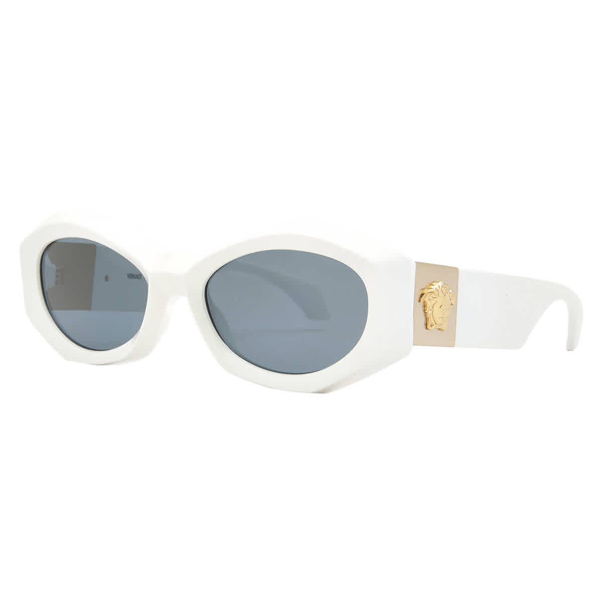 Versace Grey Irregular Ladies Sunglasses VE4466U 546280 54