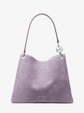 Christina Large Suede Shoulder Bag