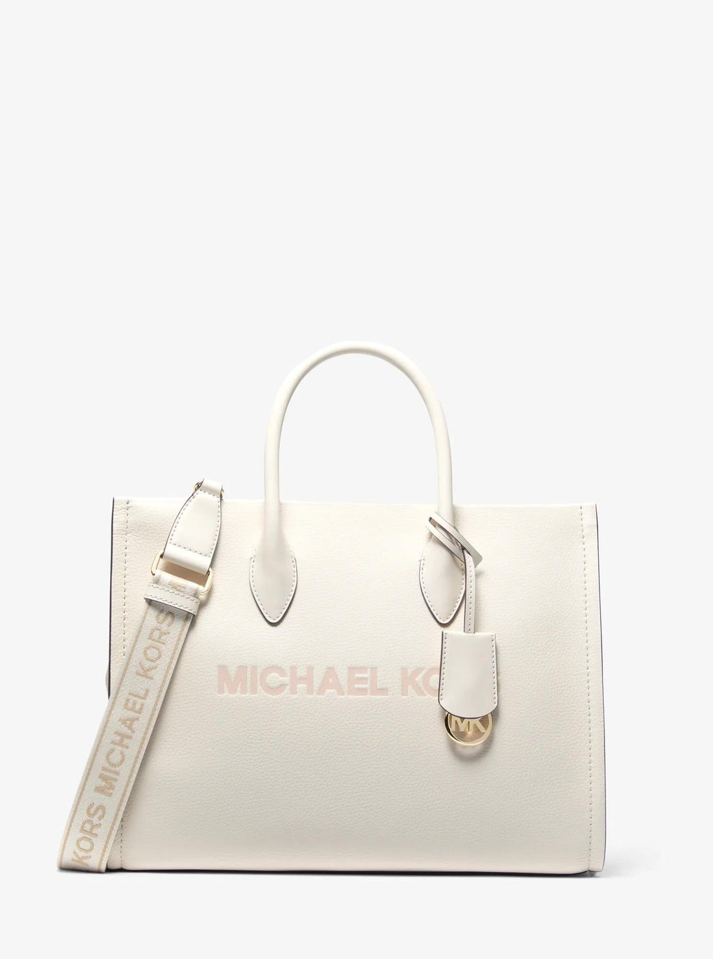 Mirella Medium Pebbled Leather Tote Bag