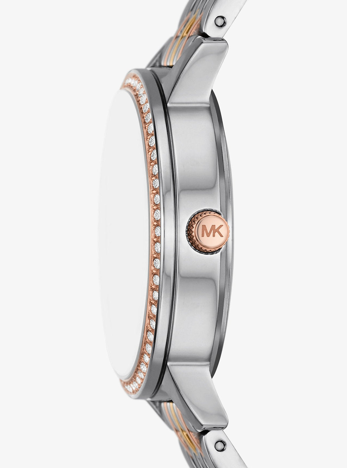 Melissa Pav� Tri-Tone Watch