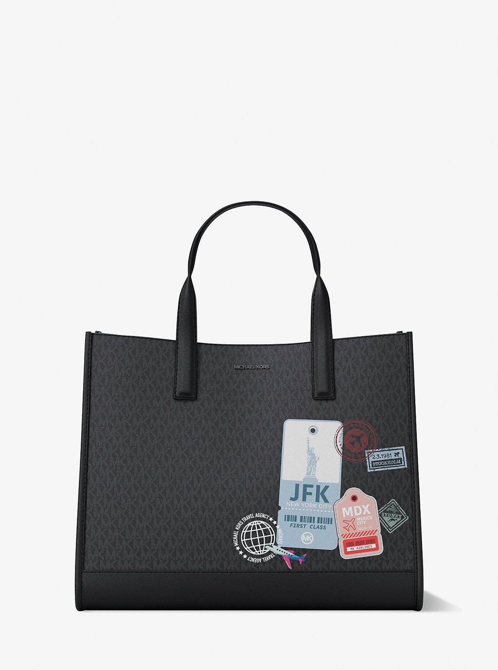Cooper Medium Embellished Signature Logo Tote Bag