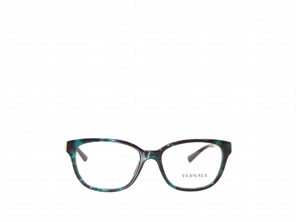 Women's Ve3240 Square Eyeglasses In Green Havana / Gold