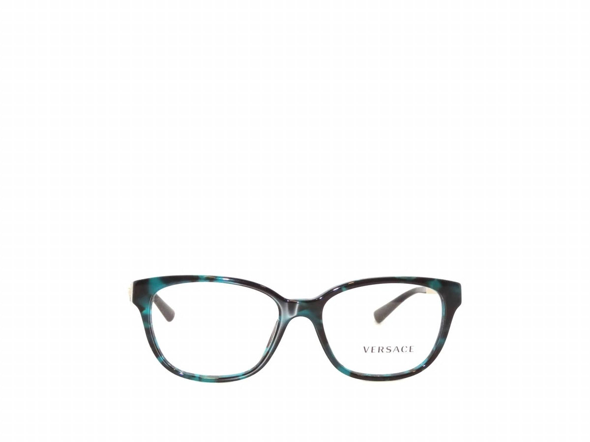 Women's Ve3240 Square Eyeglasses In Green Havana / Gold