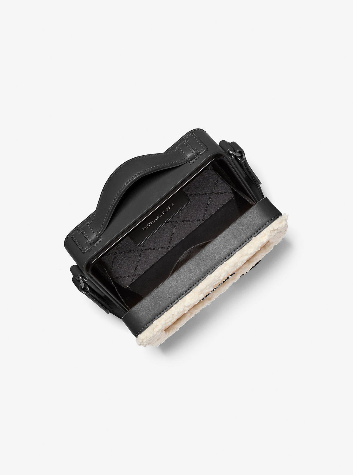 Cooper Suede and Sherpa Crossbody Bag