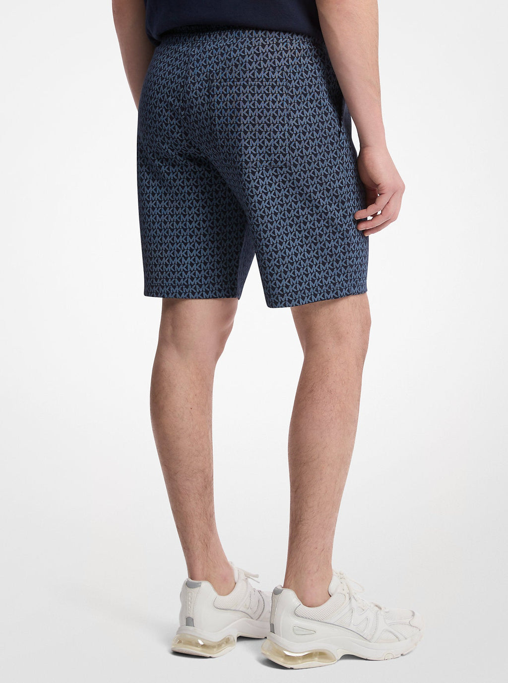 Signature Logo Cotton Blend Shorts