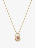 Pavé Lock Necklace