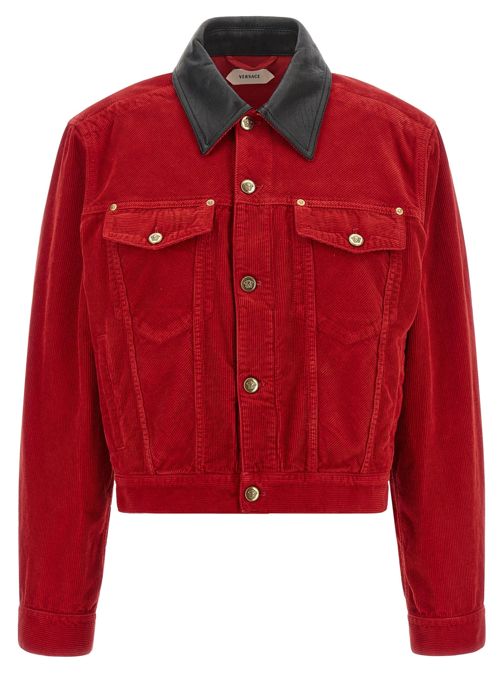 Versace Cotton Full-Length Women's Jacket