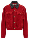 Versace Cotton Full-Length Women's Jacket