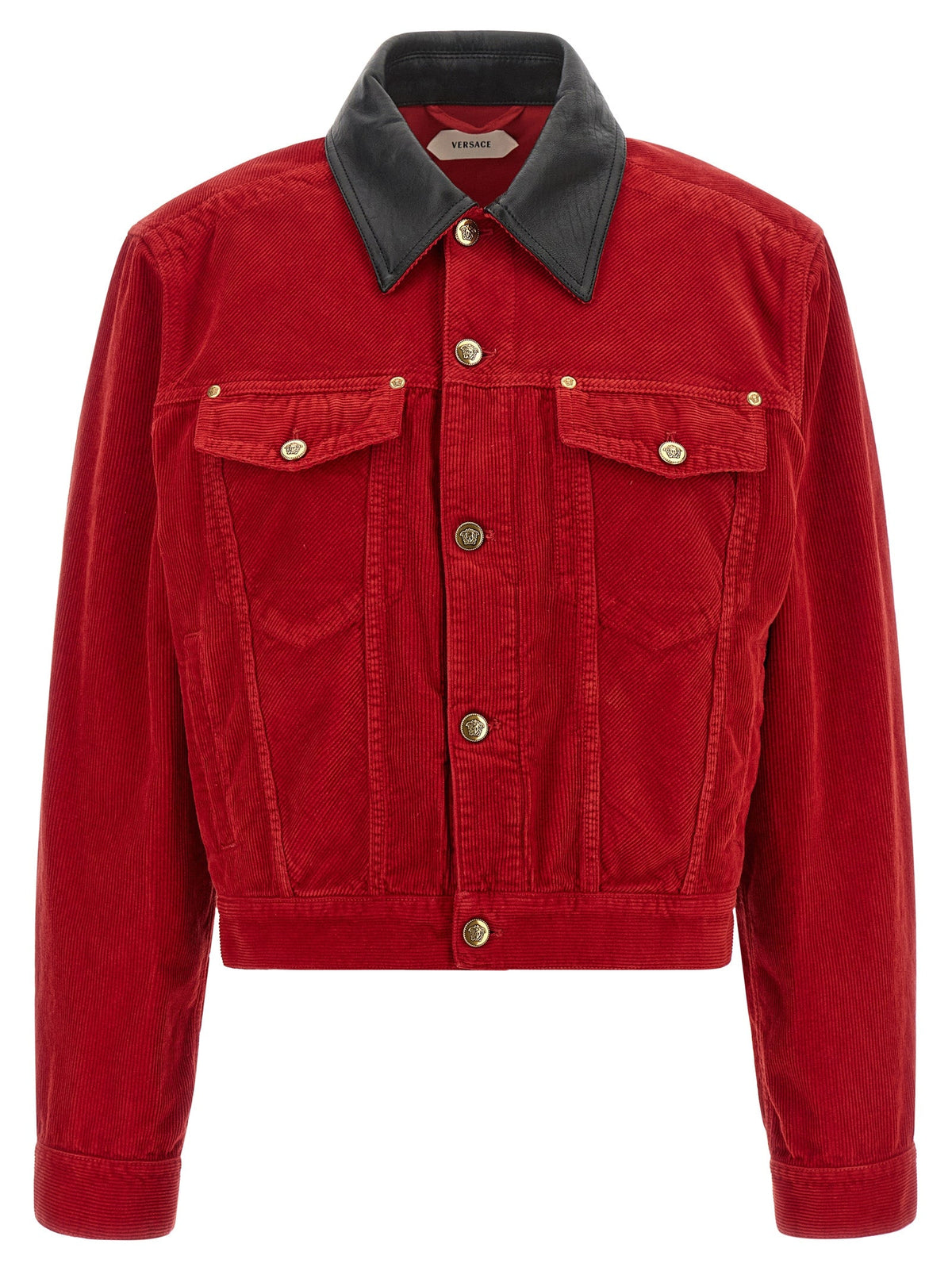Versace Cotton Full-Length Women's Jacket