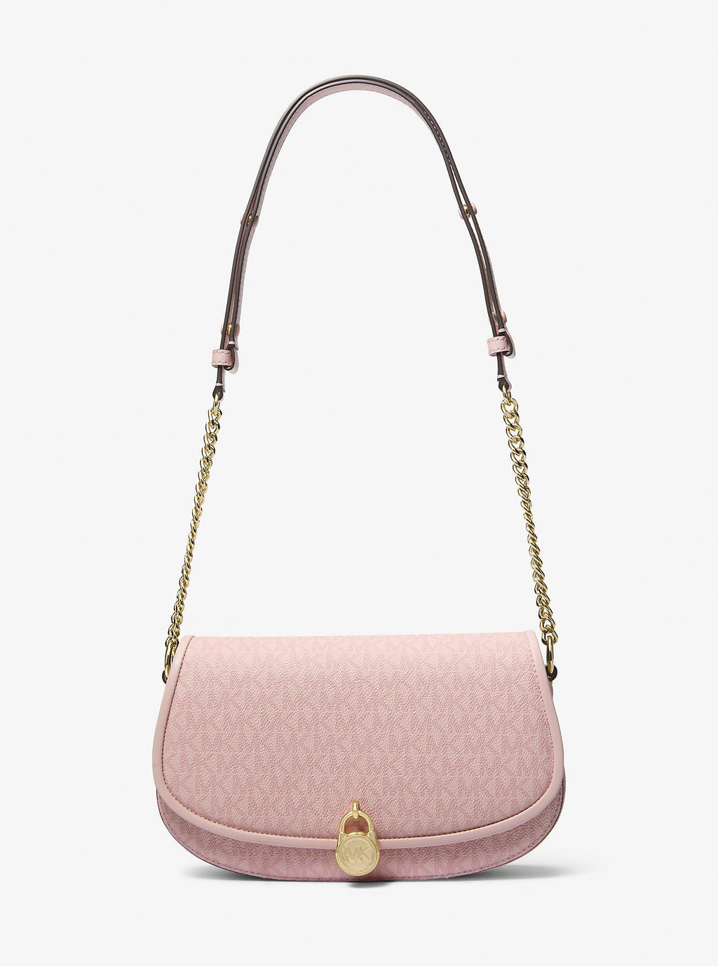 Mila Medium Signature Logo Messenger Bag
