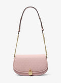 Mila Medium Signature Logo Messenger Bag