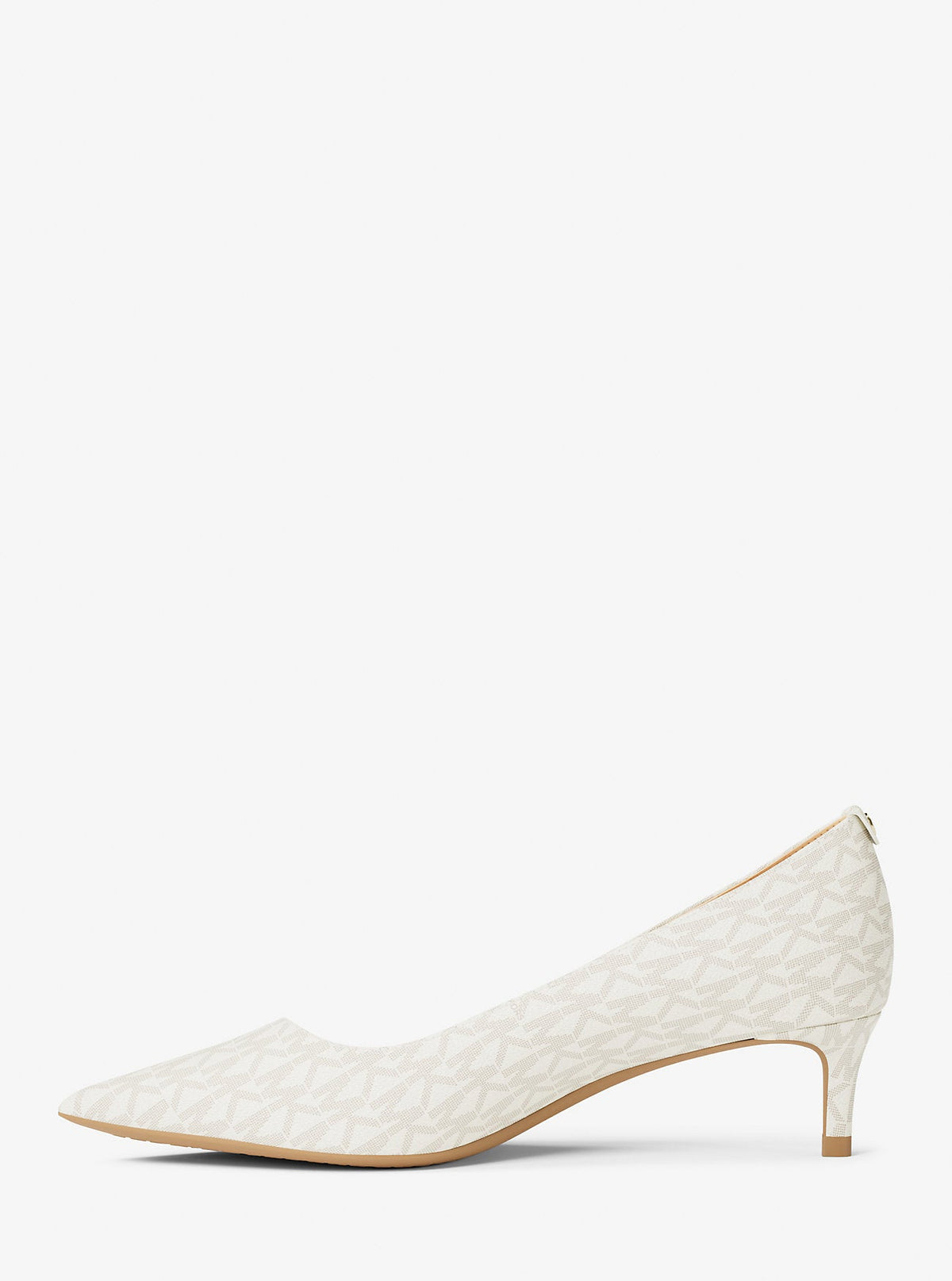 Alina Flex Signature Logo Kitten Heel Pump