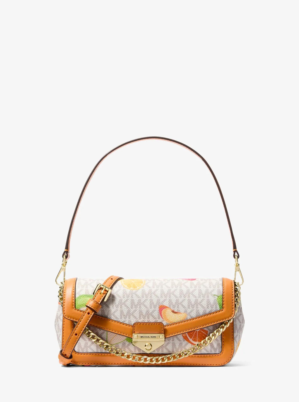 Soho Small Printed Signature Logo Convertible Crossbody Bag