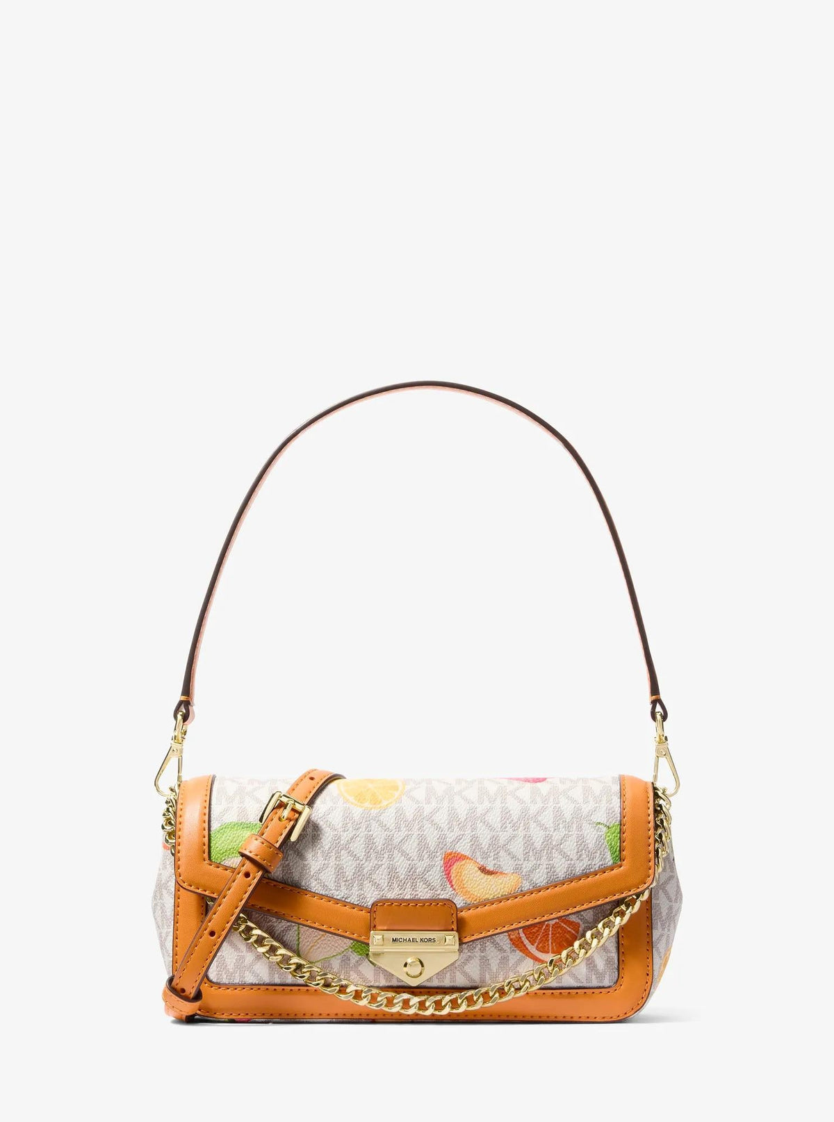 Soho Small Printed Signature Logo Convertible Crossbody Bag