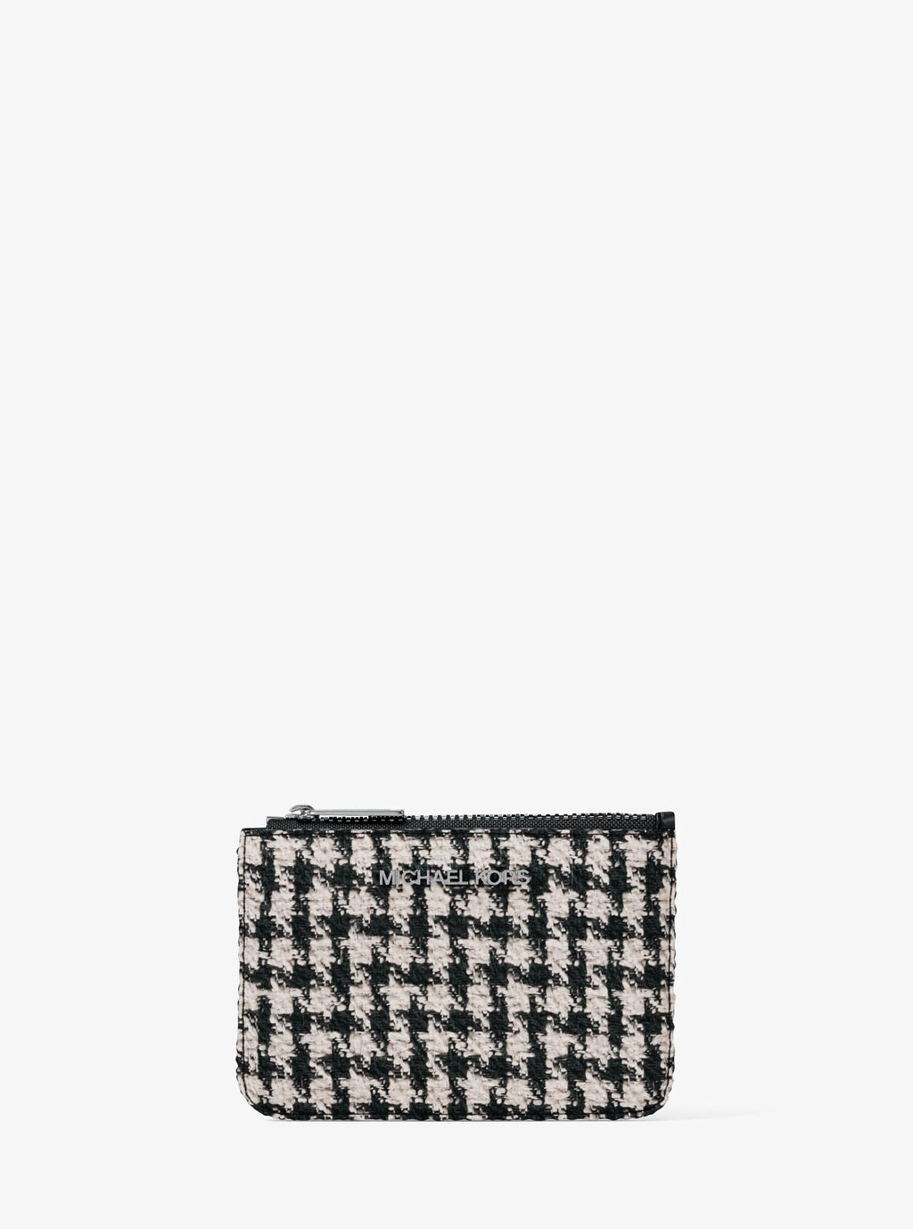 Jet Set Travel Houndstooth Woven Card Case