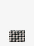 Jet Set Travel Houndstooth Woven Card Case