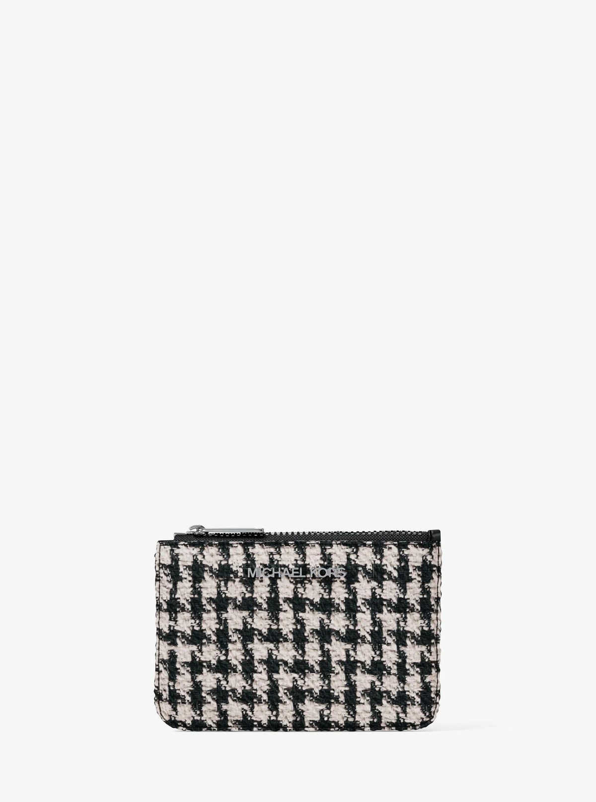 Jet Set Travel Houndstooth Woven Card Case