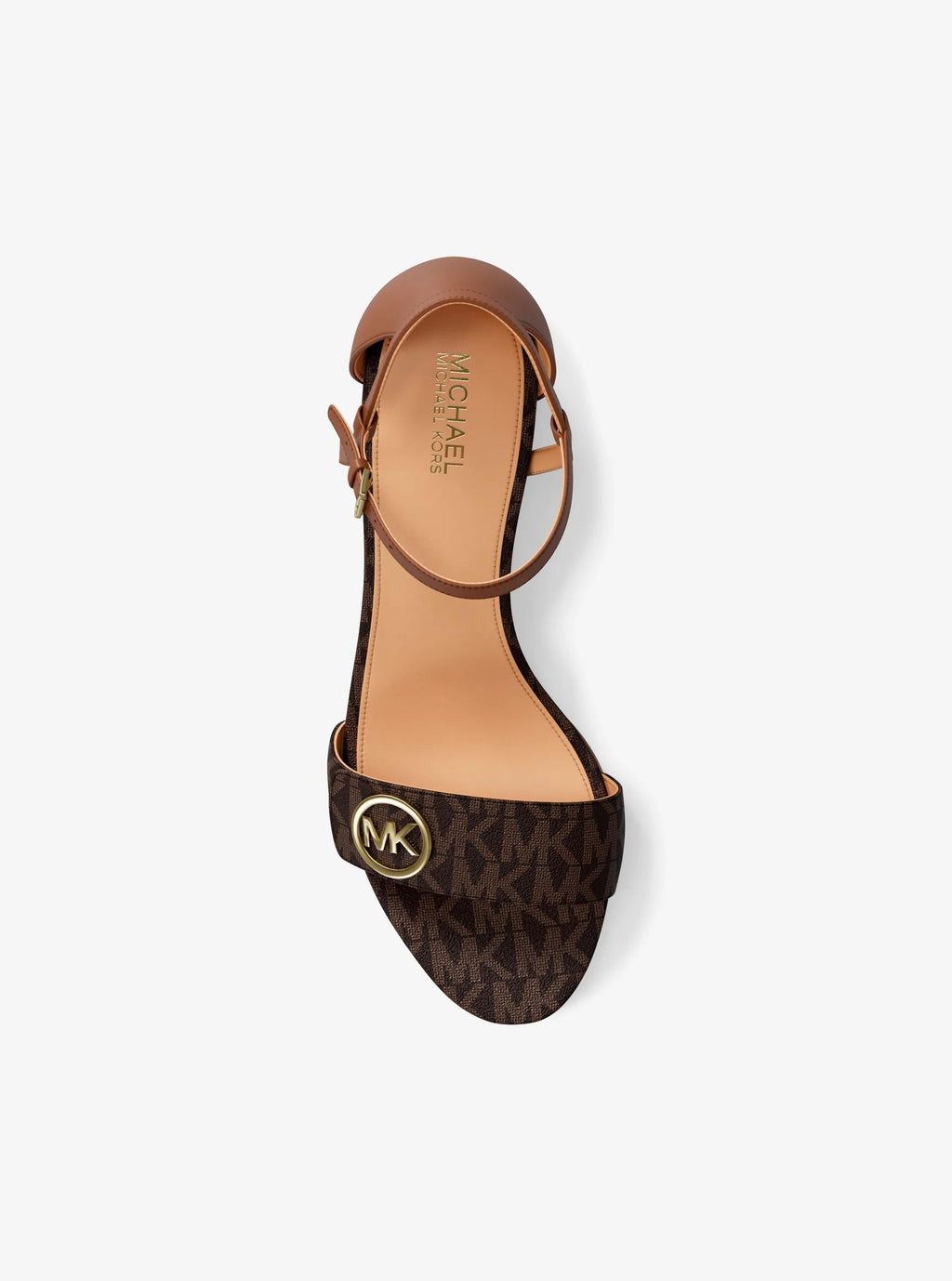 Hannah Signature Logo Block Heel Sandal