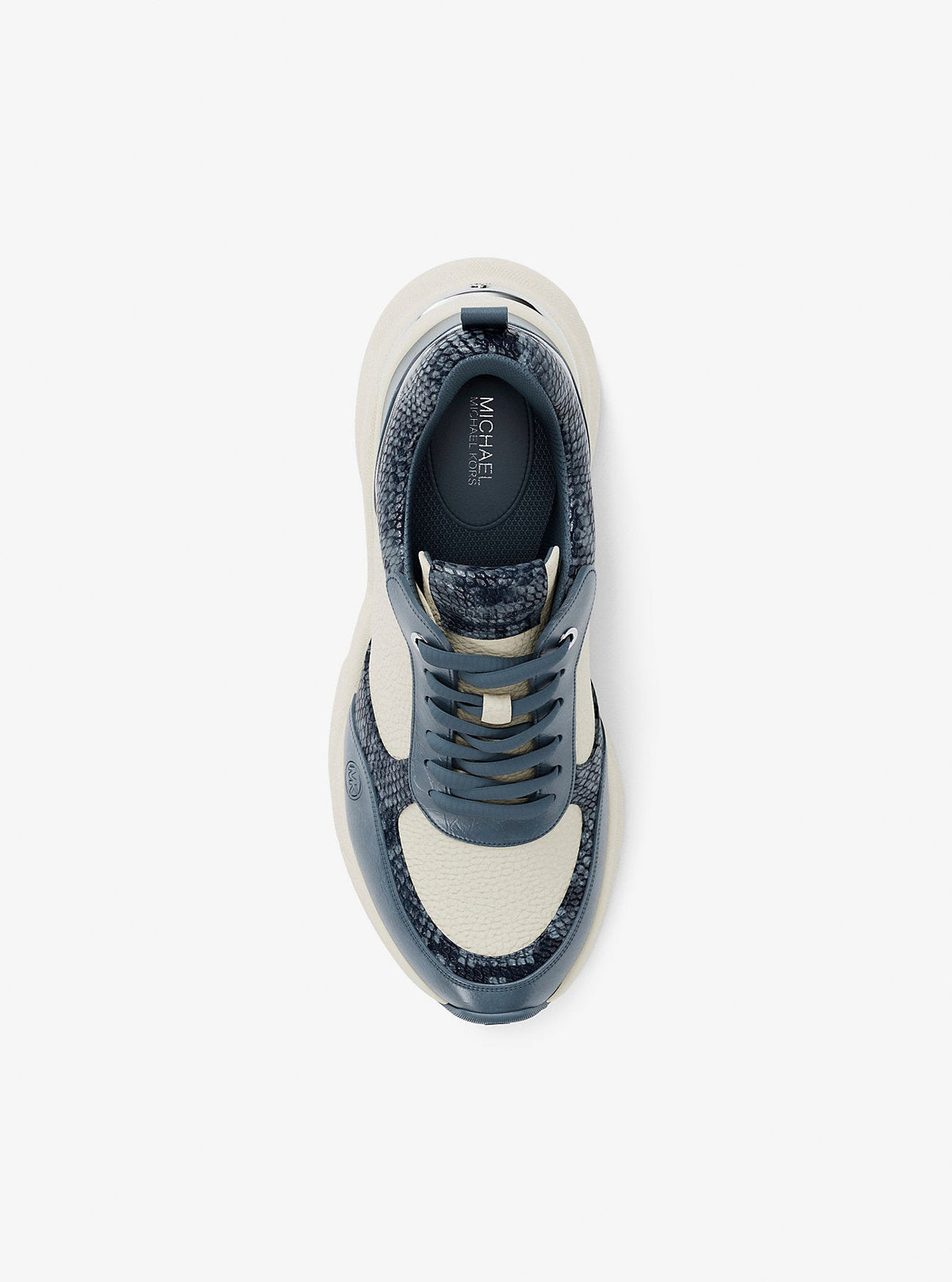 Katrina Mixed-Media Wedge Trainer
