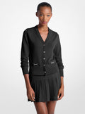 Cotton Blend Cardigan