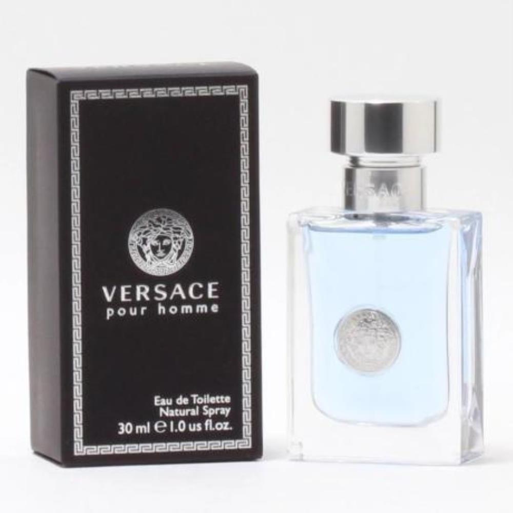 2PCS Combo Versace Pour Homme Eau De Toilette Versace Men's Cologne 1.0 Oz