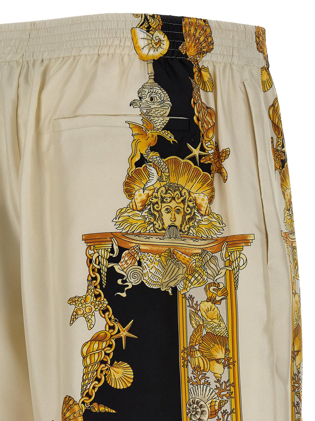 Versace Silk Bermuda Men's Shorts