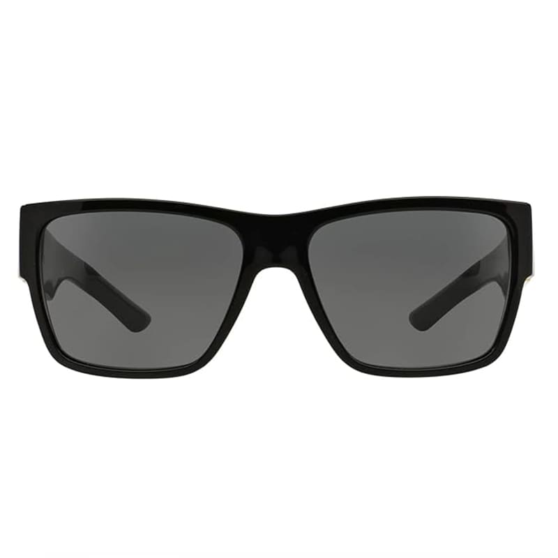 Versace Sunglasses Square Full Rim, Black Frame And Dark Grey Lens Ve4296Gb1/87