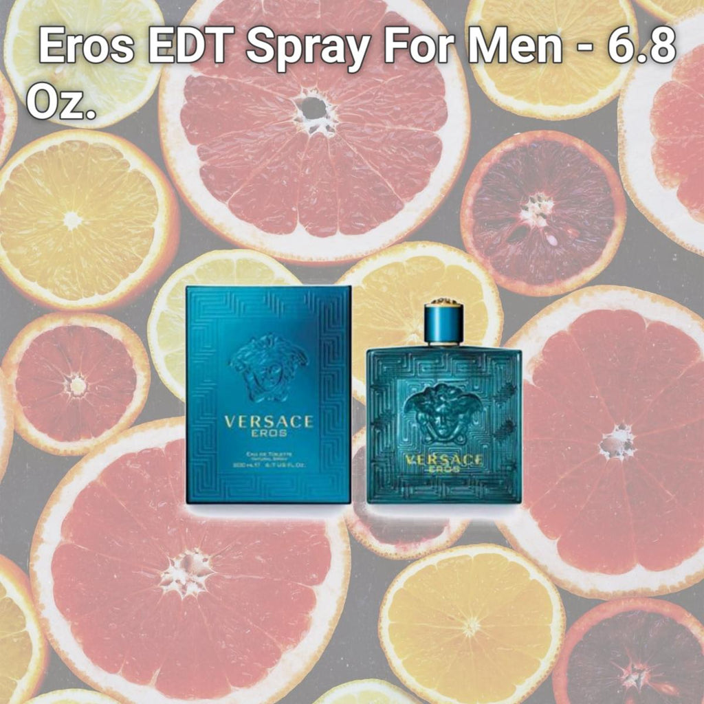 Versace Eros EDT Spray For Men - 6.8 Oz.
