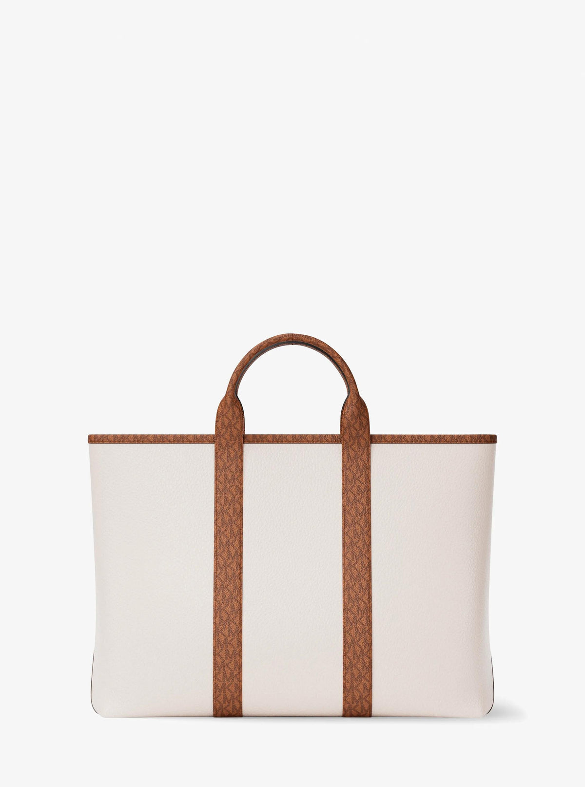 Cooper Medium Pebbled Leather and Signature Logo Tote Bag