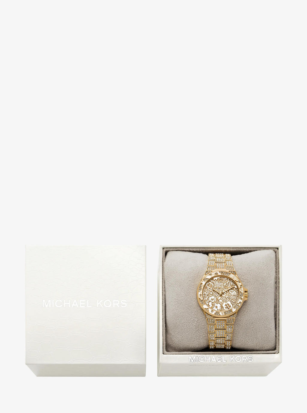 Limited-Edition Mini Lennox Pavé Gold-Tone Watch