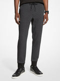 Signature Logo Print Cotton Blend Joggers