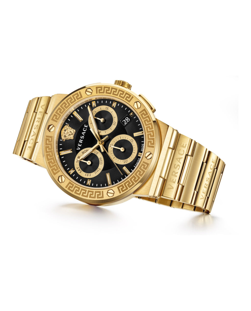 Greca Logo Chronograph Watch
