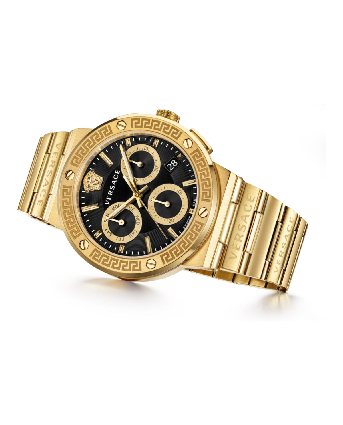 Greca Logo Chronograph Watch