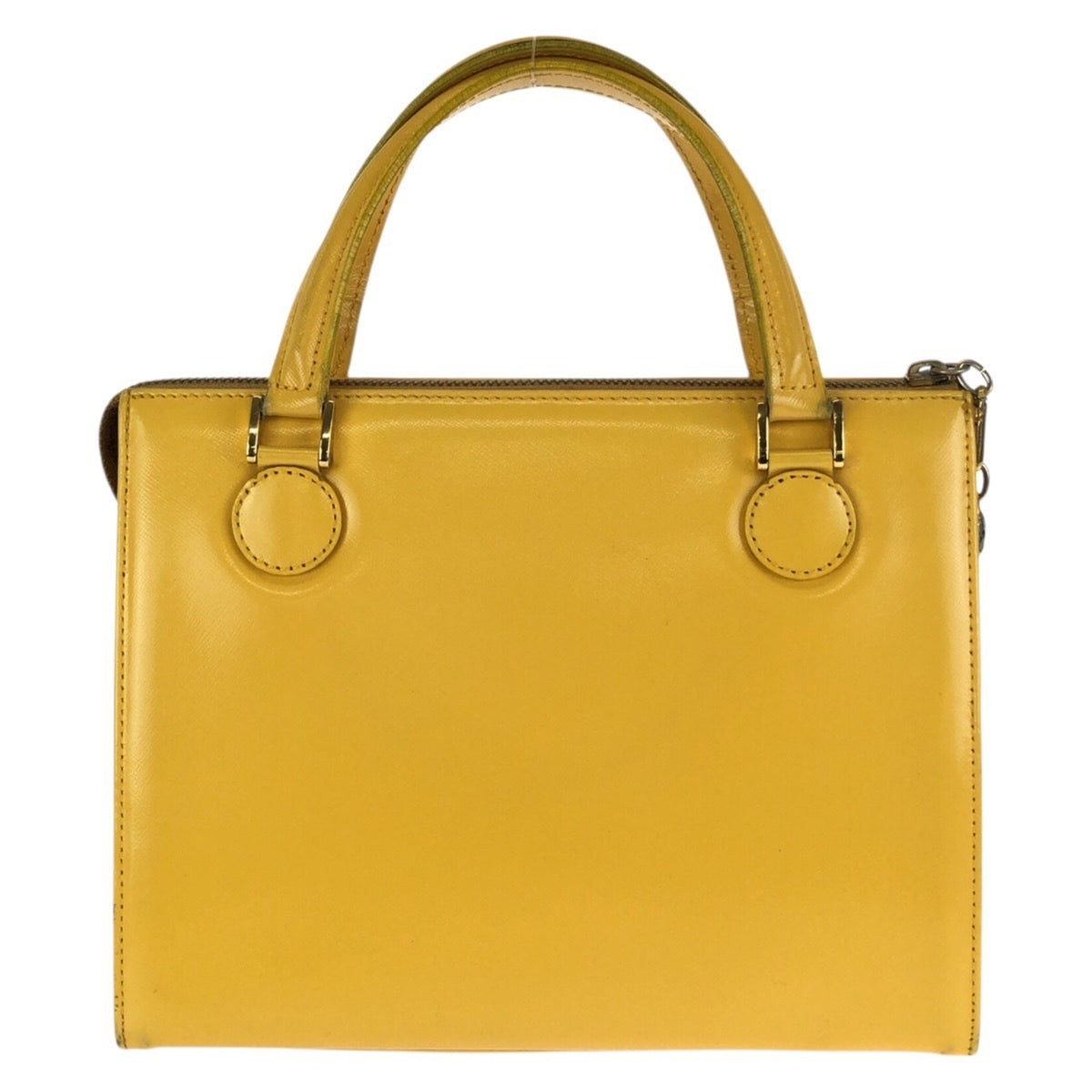 Versace Leather Handbag Shoulder Bag (Pre-Owned)