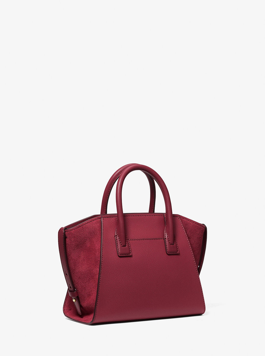 Avril Small Pebbled Leather Satchel